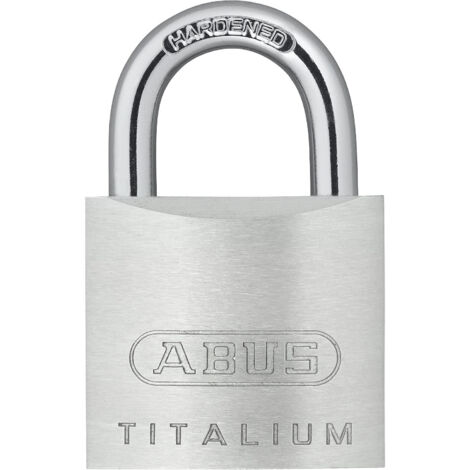 ABUS, Cadenas à cylindre, 54TI/30 Lock Tag, lot de 12, argent