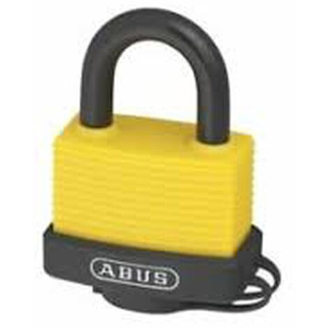 Abus cadenas en aluminium et vinyle 45 mm jaune