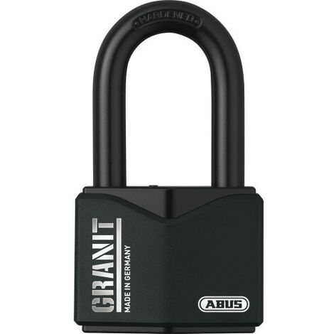 Abus – Cadenas haute sécurité U GRANIT 37/55HB50 – Acier spécial cémenté – Anse 11mm – Niveau de sécurité 10 – Pour portails et conteneurs