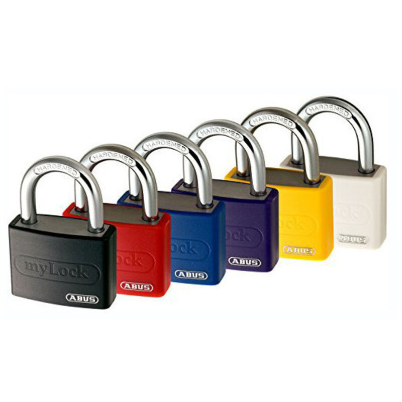 Cadena con llave de aluminio de 40 mm Mylock colores a juego - Abus