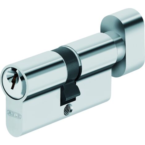 Abus - Cilindro per porta con pomello, Argento, 47736