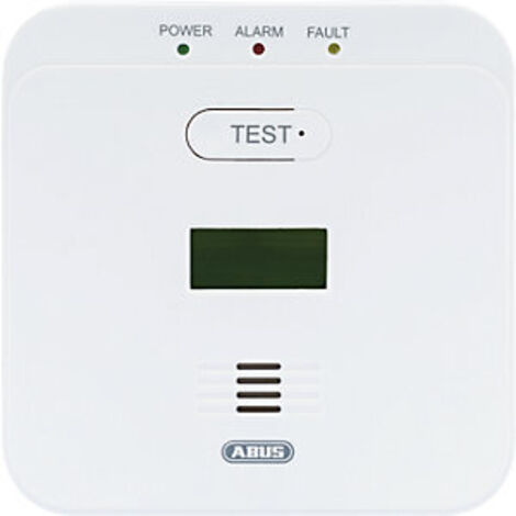 Abus COWM510 detector de monóxido de carbono blanco