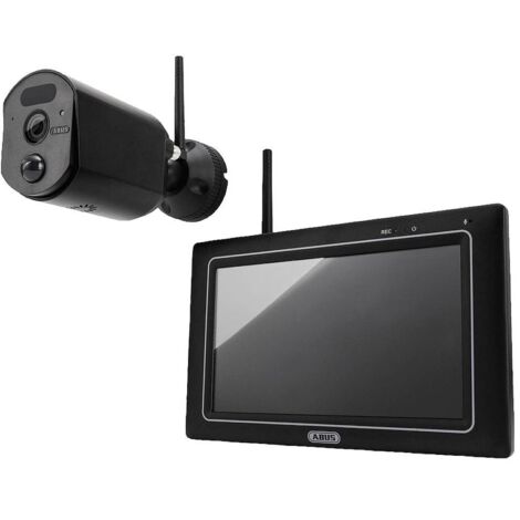 ABUS EasyLook BasicSet PPDF17000 senza fili-Kit videocamere sorveglianza 4 canali con 1 camera 2304 x 1296 Pixel 2.4 GH