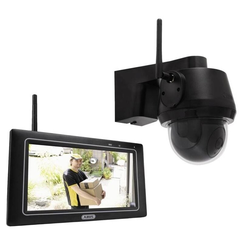 EasyLook BasicSet PPDF17100 radio-Set pour caméra de surveillance 4 canaux avec 1 caméra 2304 x 1296 pixels 2.4 GHz Q622713 - Abus