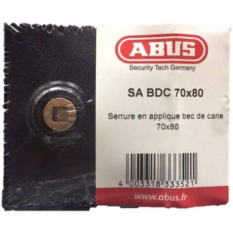 Abus FC0526002A SA BDC 70X80 - Serratura con maniglia e orizzontale senza chiave, 70 x 80, zincata termofilata