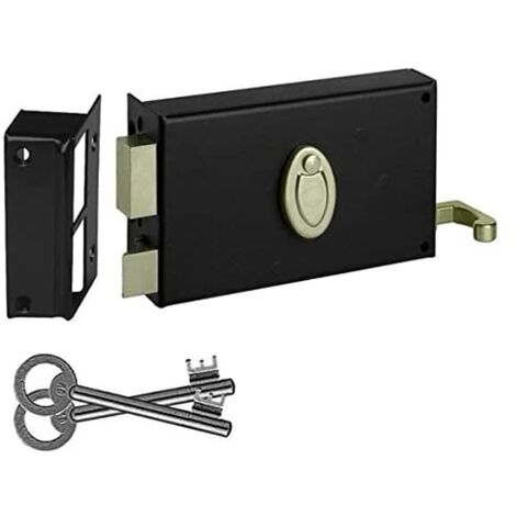 ABUS fd0727207 a sua H 4 G T G Serratura da Applicare a tirare/orizzontale con chiusura a chiave per apertura esterno sinistro 80 x 140
