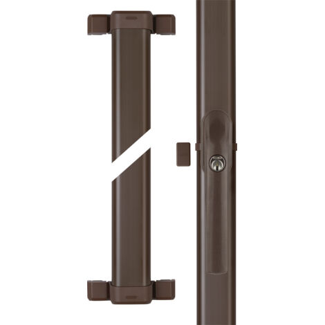 ABUS Fenster-Stangenschloss Alarm FOS550A B braun gleichschl. AL0125