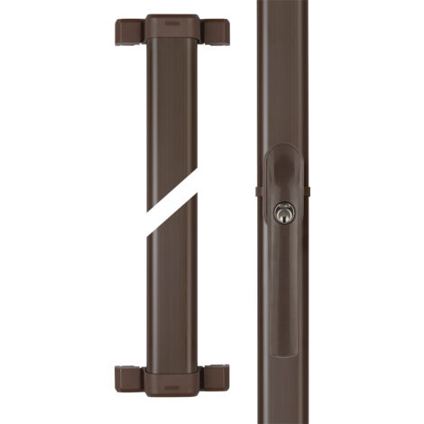 ABUS Fenster-Stangenschloss FOS550 B braun gleichschl. AL0125