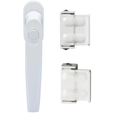 Abus Fenstersicherheit Set Fenstergriff FG50 & Zusatzsicherung SW1 weiß 3 tlg.