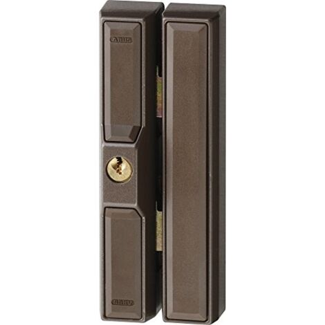 Abus Fts88 Serratura con Blocco, Blocco per Finestre con Doppio Chiavistello Ad Incastro, Serratura Multipla, Livello di Sicurezza: 9, 10754, Marrone