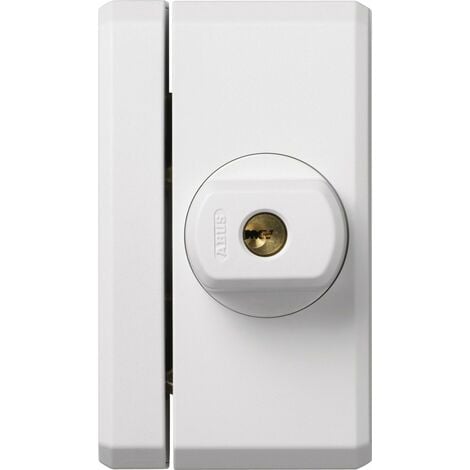 Abus Fos550 Al0125 Spranga con Blocco, Serratura a Spinta con Cilindro per  Finestre, Chiave Maestra, Livello di Sicurezza: 10, 31793, Bianco :  : Fai da te