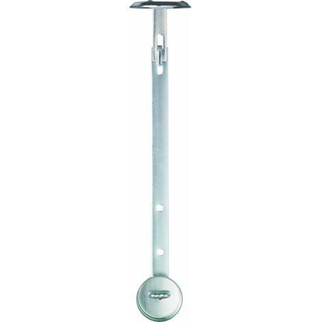 Abus Gs20 Spranga per Griglie, Set di 2, Blocco Antieffrazione per Grate Da Cantina, Asta Resistente contro Le Manipolazioni, Livello di Sicurezza: 4, 01281