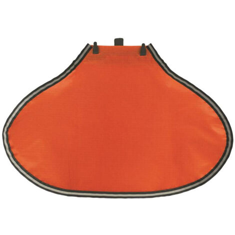ABUS Hi-Viz Orange Neck Guard - UV Protection for Outdoor Work