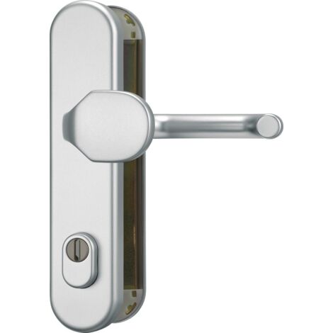 ABUS HLZS814 F1 EK - Rivestimento protettivo con protezione cilindro rotondo, in alluminio, 374043