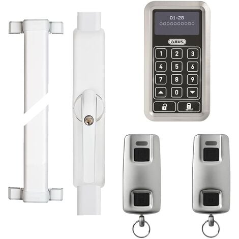 ABUS HomeTec Pro SET Funk Fenstergriff Fernbedung Tastatur FSA3550 CFF / CFT3000