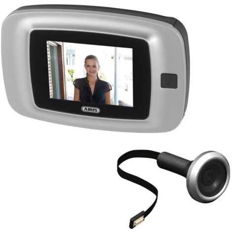 Abus – Judas numérique 2.8 pouces – Écran clair 640x480 – Angle de vue 105° – Installation simple – Pour épaisseur de porte 38-110mm