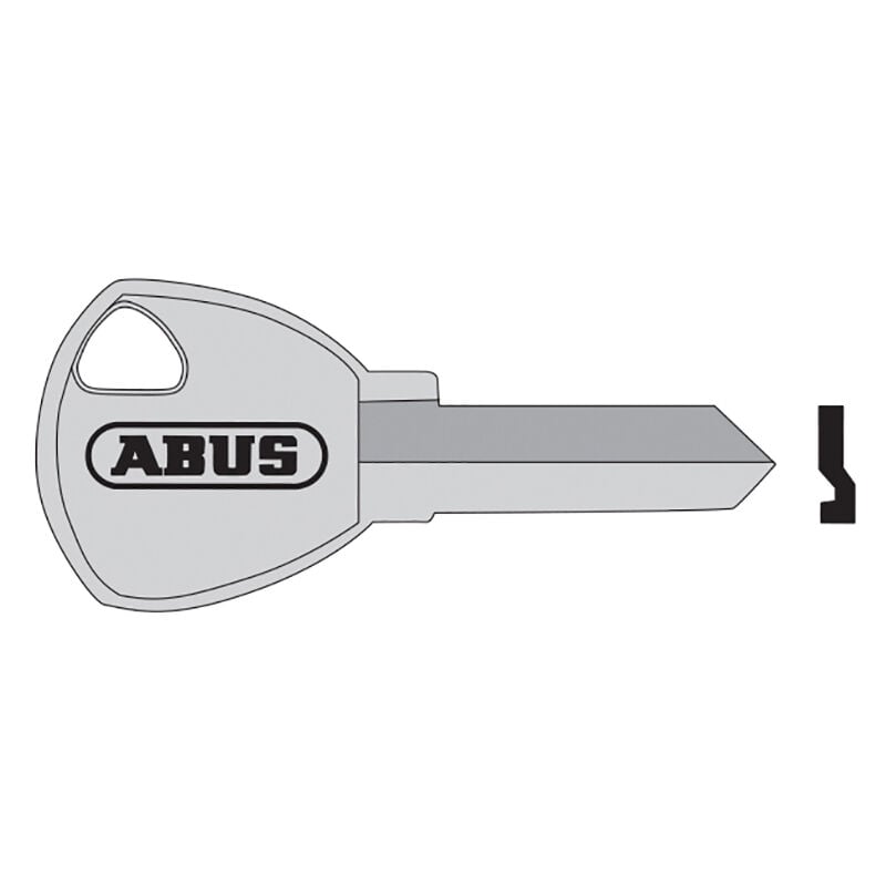 Abus Mechanical - 65/40+45 Old Key Blank ABUKB02689