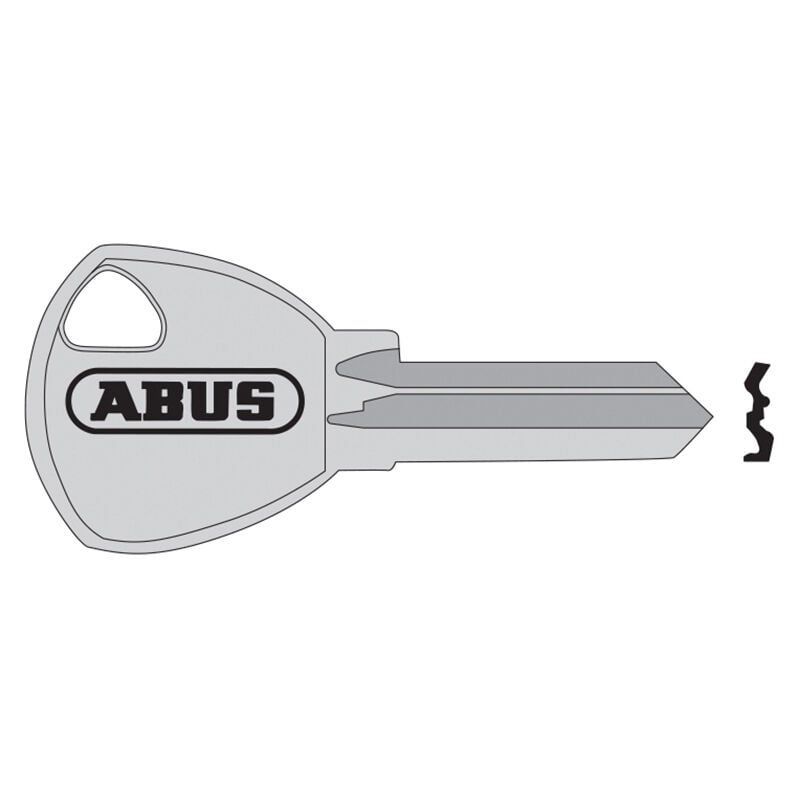 Abus Mechanical - 65/50 50mm +60 New Key Blank ABUKB12023