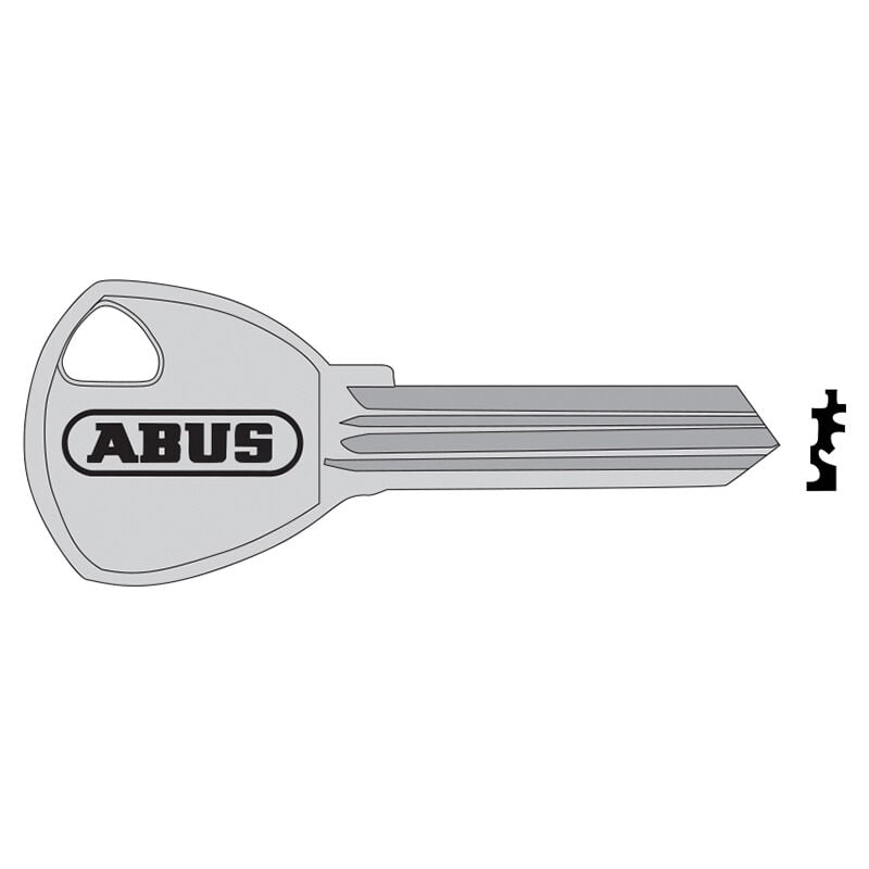 ABUS Mechanical 80TI/40+45+50+60 Key Blank 57862 ABUKB57862