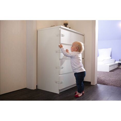 ABUS Lot de 2 bloques-tiroir, ABUS, blanc