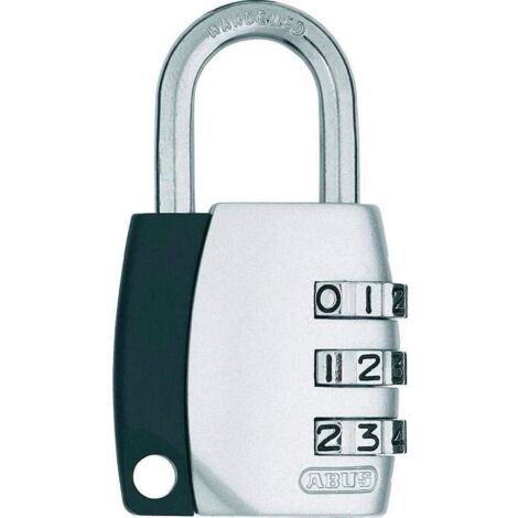 ABUS Mechanical 155/20 20mm 3-Digit Combination Padlock with Carded Packaging