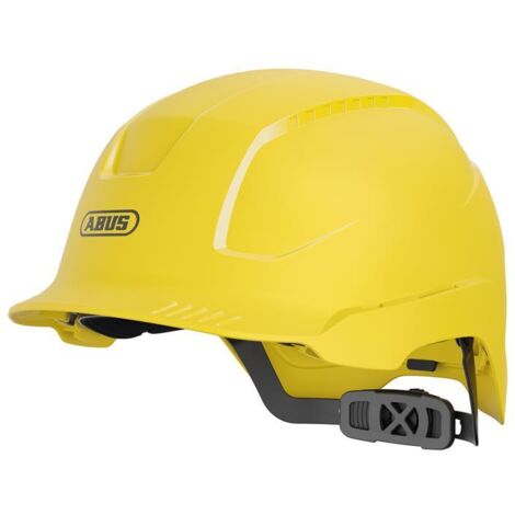 ABUS Mechanical 38483 SCATOR-E Non-vented Safety Helmet Yellow ABU38483