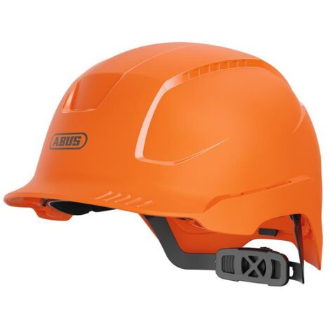 ABUS Mechanical 41398 SCATOR-E Non-vented Safety Helmet Orange ABU41398