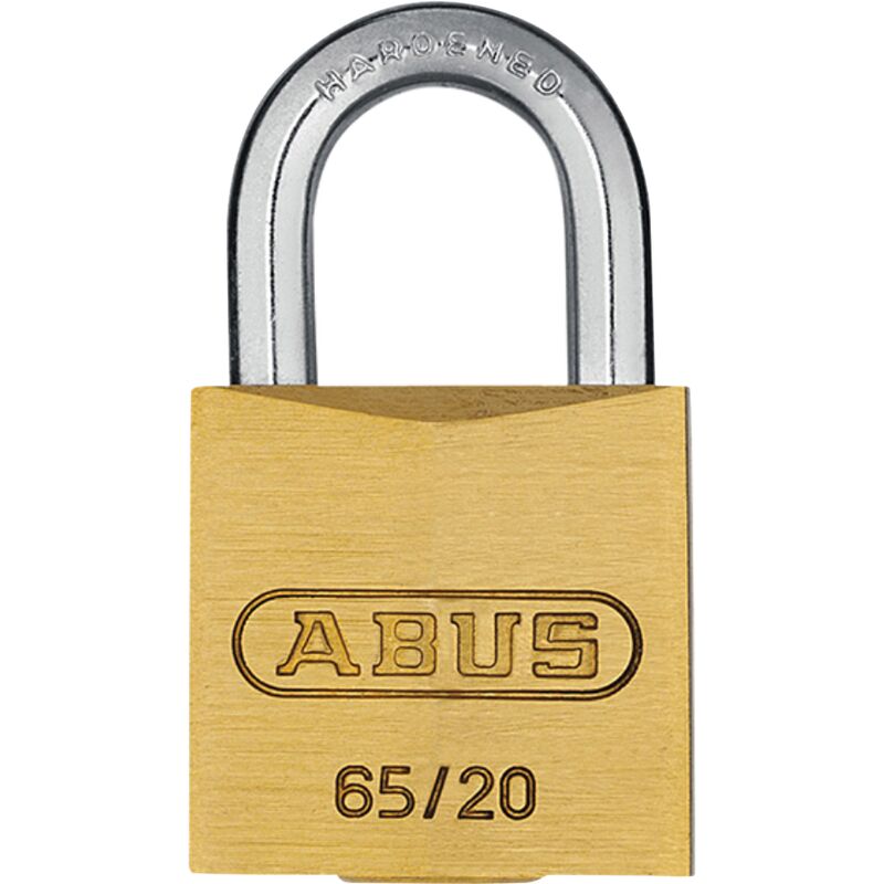 Abus - Medium Security Brass Padlock - 20mm (65/20) (1 Pack)