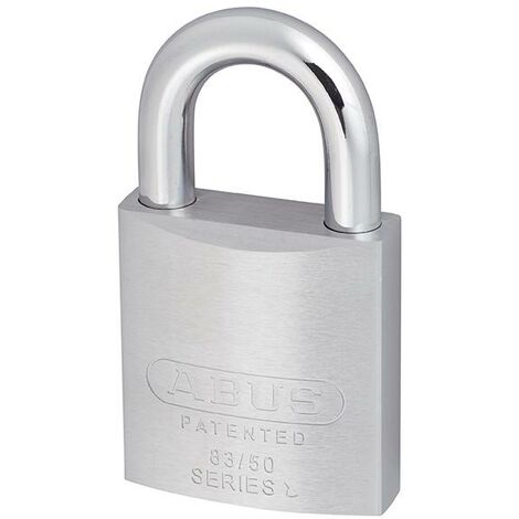 ABUS Mechanical 83/50mm Chrome Plated Brass Padlock ABU8350