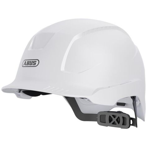 ABUS Mechanical 94806 SCATOR-E Non-vented Safety Helmet White ABU94806