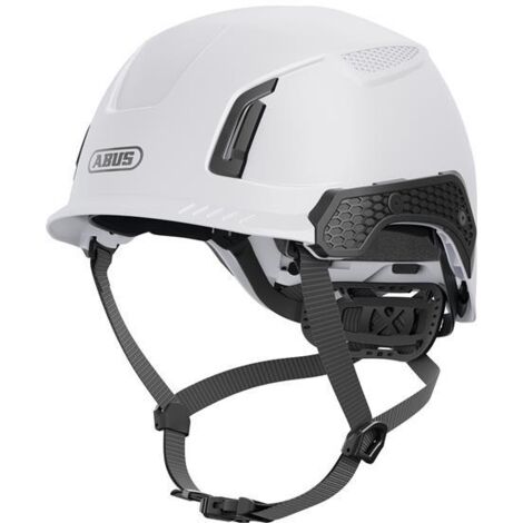 ABUS Mechanical 99776 SPECTOR-E Non-vented Safety Helmet White ABU99776