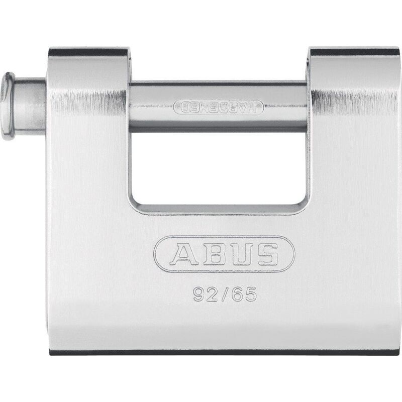 Abus - 30610 92/65mm Monoblock Brass Body Shutter Padlock Keyed Alike KA8511
