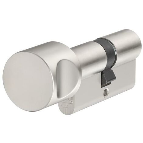 ABUS Mechanical Ke60Np Euro Thumbturn Cylinder Nickel Pearl Z30Mm / K30Mm Visi
