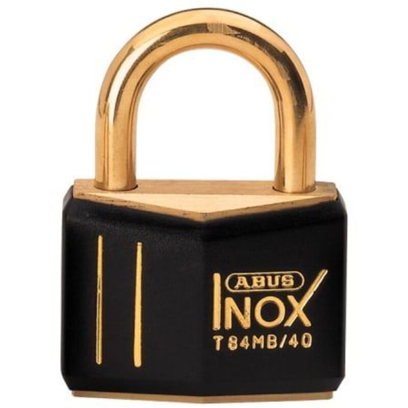 T84MB/40KA 8406 Blue Lock -off Brass Padlock - Abus
