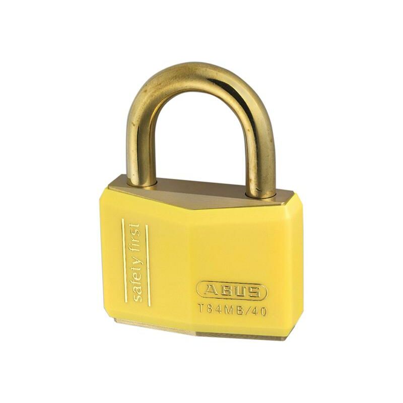 Abus T84mb 40mm Rustproof Padlock Yellow