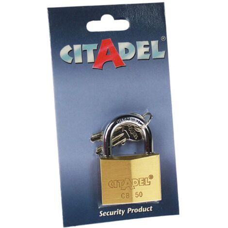 ABUS Messing-Hangschloss CITADEL CB50 SB