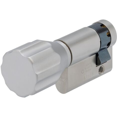 ABUS Mezzo cilindro 10/K45 - Semicilindro con pomello rotondo per bloccare senza chiave