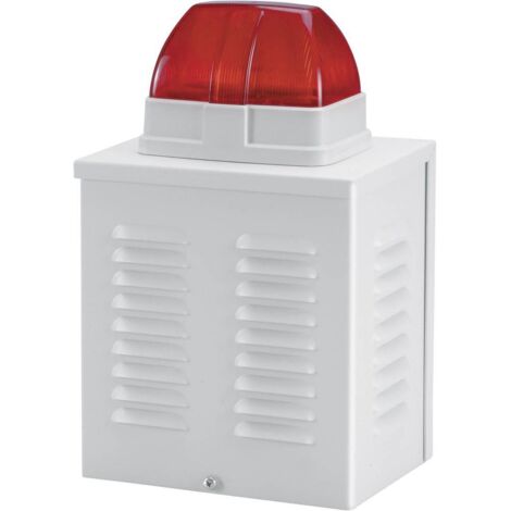 ABUS SG3210 Boîtier vide pour sirène d'alarme ou gyrophare intérieure, extérieure