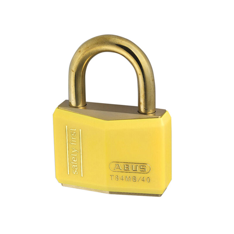 ABUS 45398 T84MB/40mm Yellow Rustproof Padlock Keyed Alike 8402 ABUKA37822