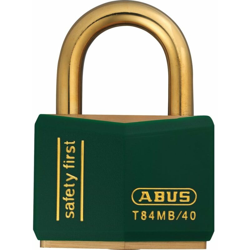 Abus - T84MB/40KA 8403 Green Lock-off Brass Padlock