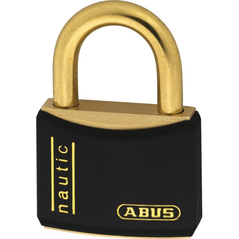 Abus - T84MB/40KA Lock-off Black Brass Key Padlock - 40mm