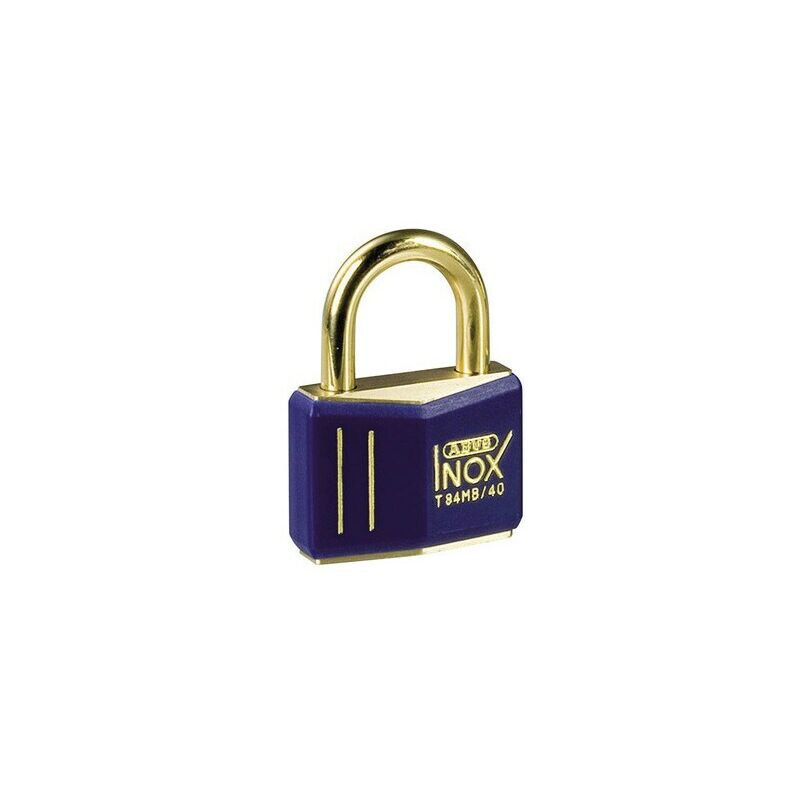 Abus - T84MB/40KA 8406 Blue Lock -off Brass Padlock