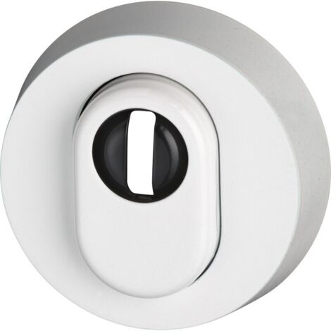 ABUS Türsicherung Schutzrosette rund RHZS415 weiß 15 mm für Holztüren