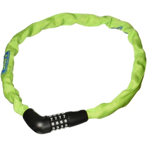 ABUS Uni, lucchetto per bicicletta, verde (lime), 75 cm