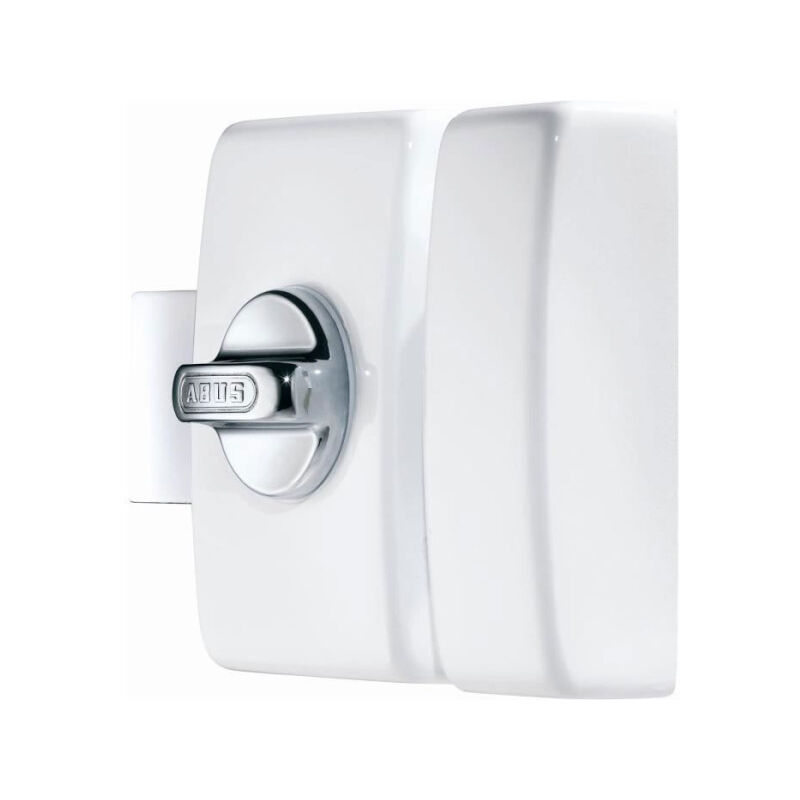Verrou Abus V83 cb 45 w ek - Coffre blanc, gâche en acier, pene en acier chromé - Double cylindre