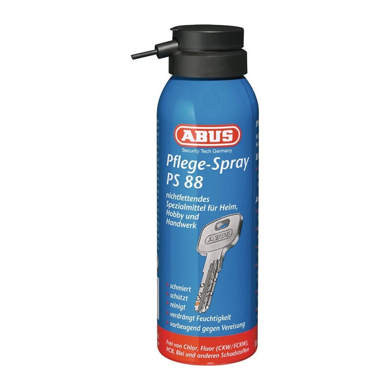 Spray d'entretien de cylindre vk PS88 12x125 ml Spraydose Abus