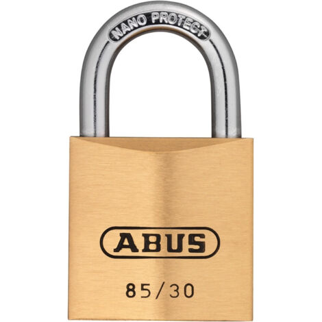 ABUS Vorhangschloss 85/30, Messing massiv