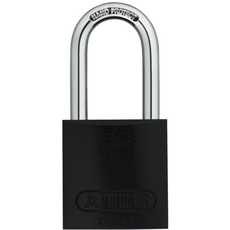 ABUS Vorhangschloss Aluminium 72/40HB40 schwarz vs.