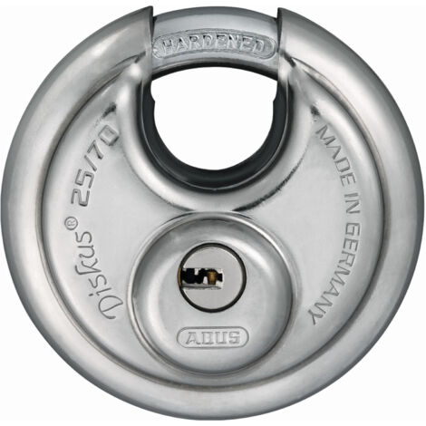 ABUS Vorhangschloss Diskus 25/70 Lock-Tag Edelstahl