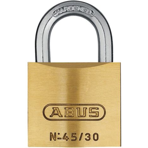 ABUS Vorhangschloss Messing 45/30 Quad-Pack B/SB
